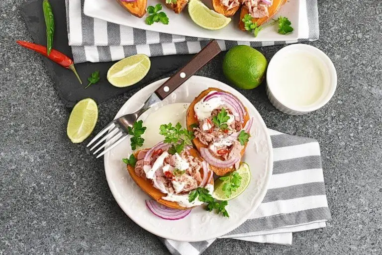 Step 4 - Tuna Sweet Potato Skins