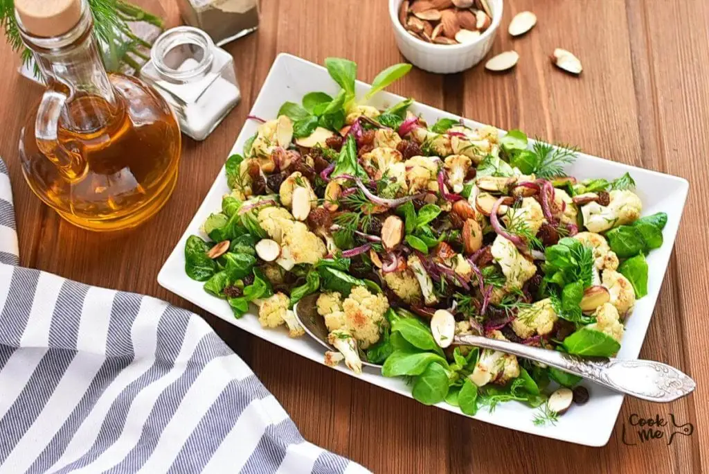 Warm Cauliflower Salad