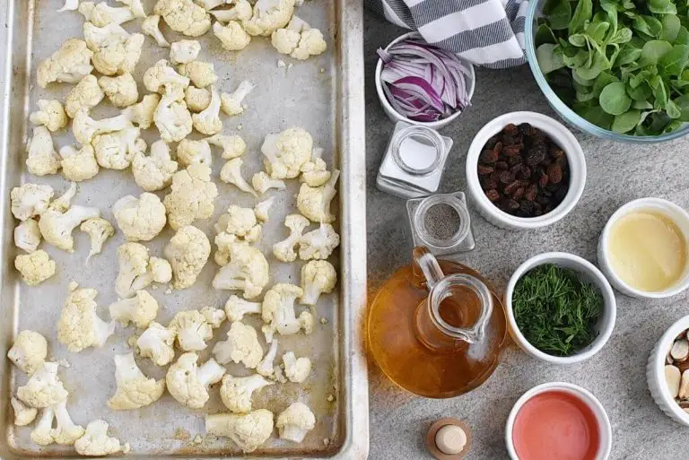 Step 2 - Warm Cauliflower Salad