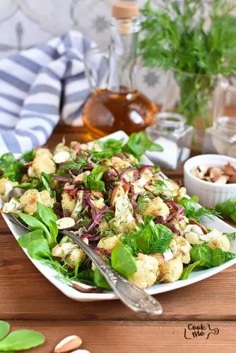 Warm Cauliflower Salad