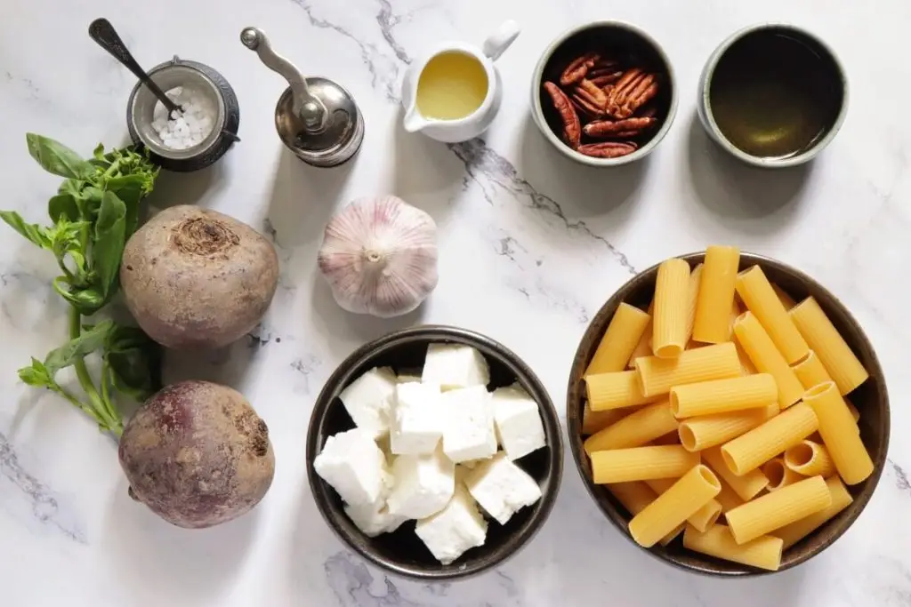 Ingredients for Beet Pasta Sauce