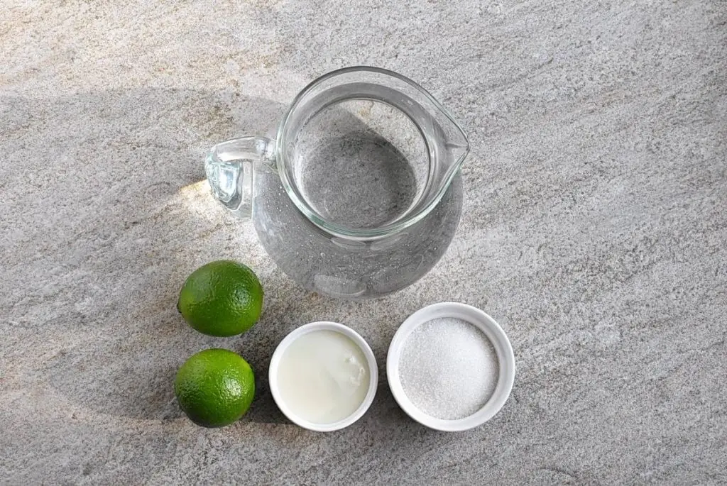 Ingredients for Brazilian Lemonade