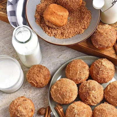 Cinnamon Sugar Donut Muffins Recipe-Easy Cinnamon Sugar Donut Muffins Recipe-Delicious Cinnamon Sugar Donut Muffins Recipe