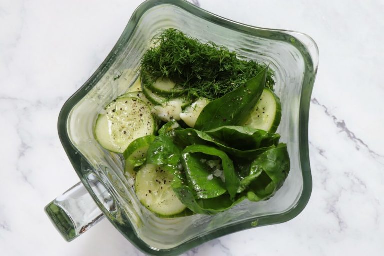 Step 1 - Cold Cucumber Soup