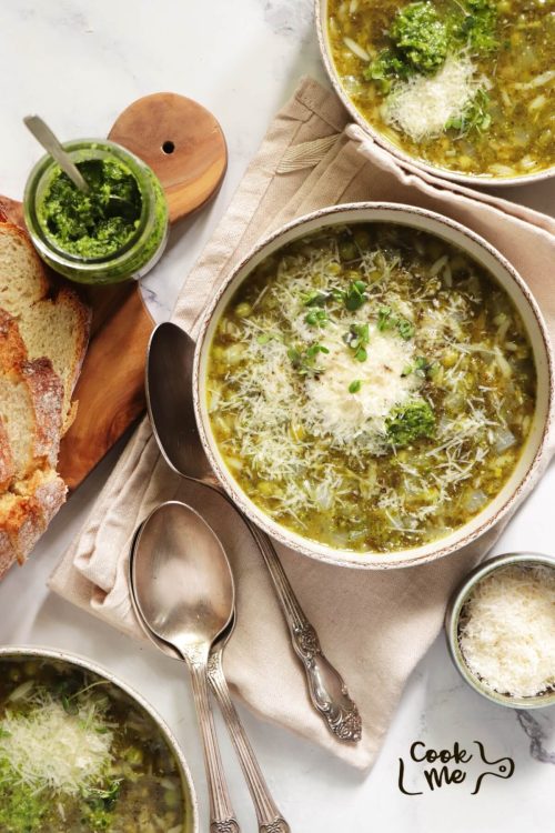 Green Pesto Minestrone