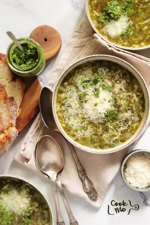 Green Pesto Minestrone