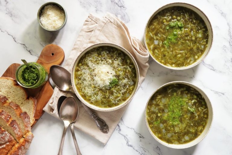 Step 5 - Green Pesto Minestrone