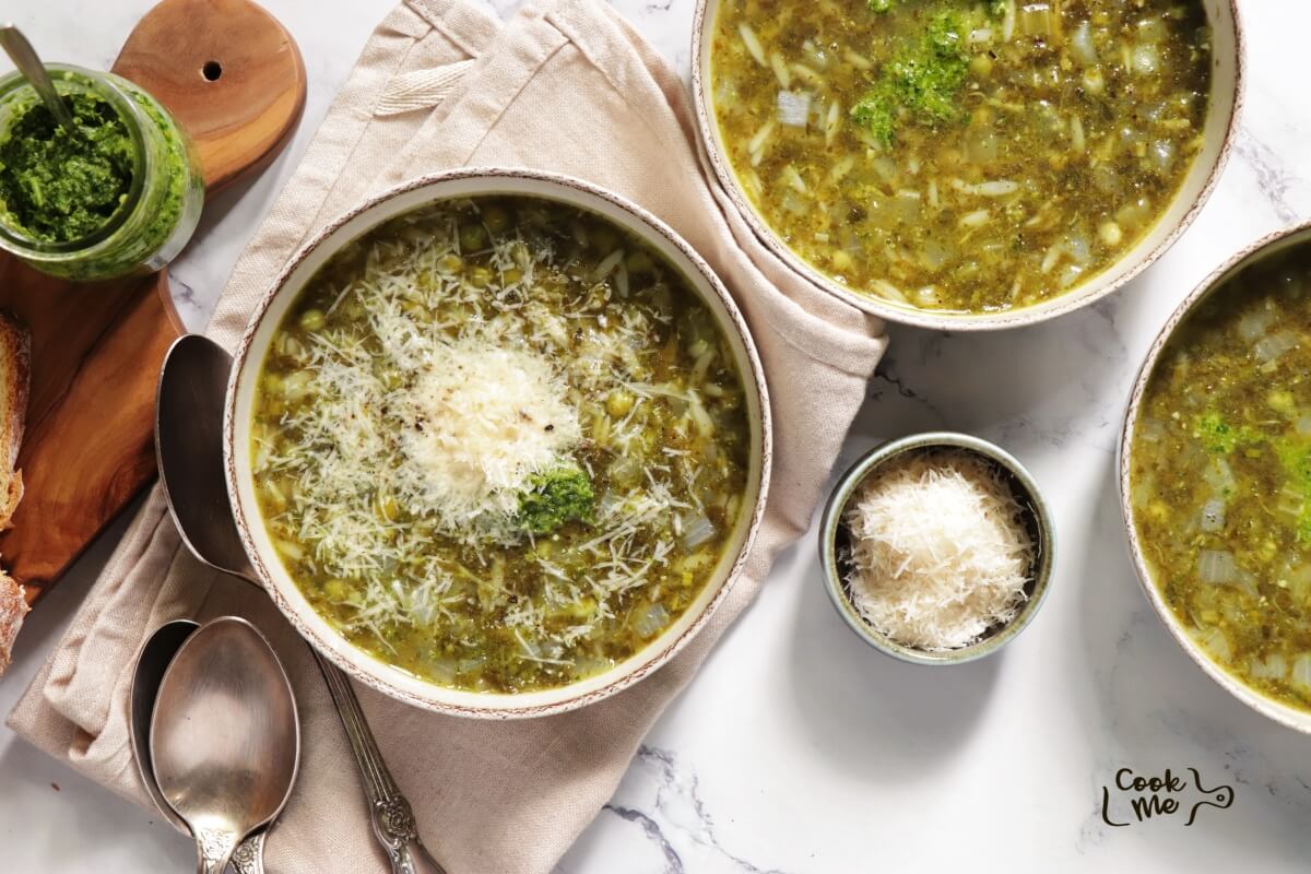 Green Pesto Minestrone