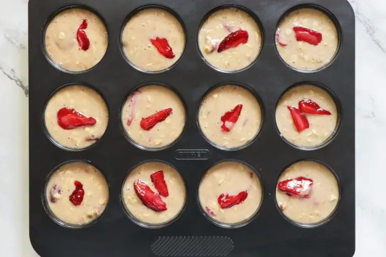 Step 9 - Honey Roasted Strawberry Muffins