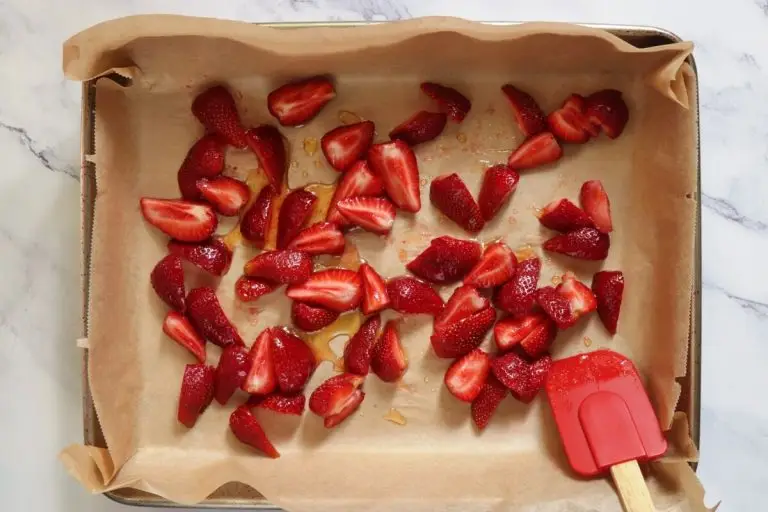 Step 2 - Honey Roasted Strawberry Muffins