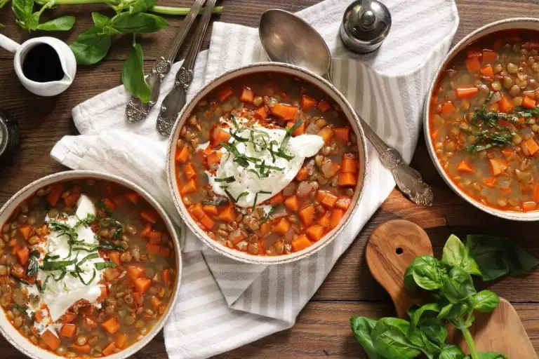 Step 6 - Lentil Soup with Burrata