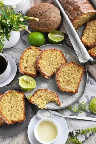 Lime, Coconut & Cardamom Cake