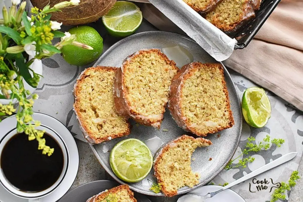 Lime, Coconut & Cardamom Cake