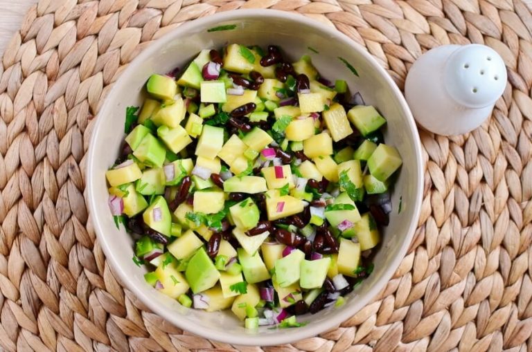Step 2 - Pineapple, Avocado and Bean Salsa