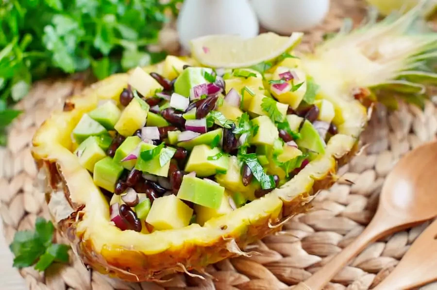 How to serve Pineapple, Avocado and Bean Salsa