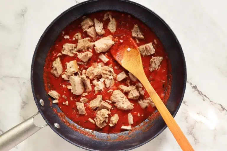 Step 3 - Pasta with Tuna Sauce