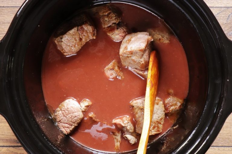 Step 9 - Slow Cooker Beef Bourguignon