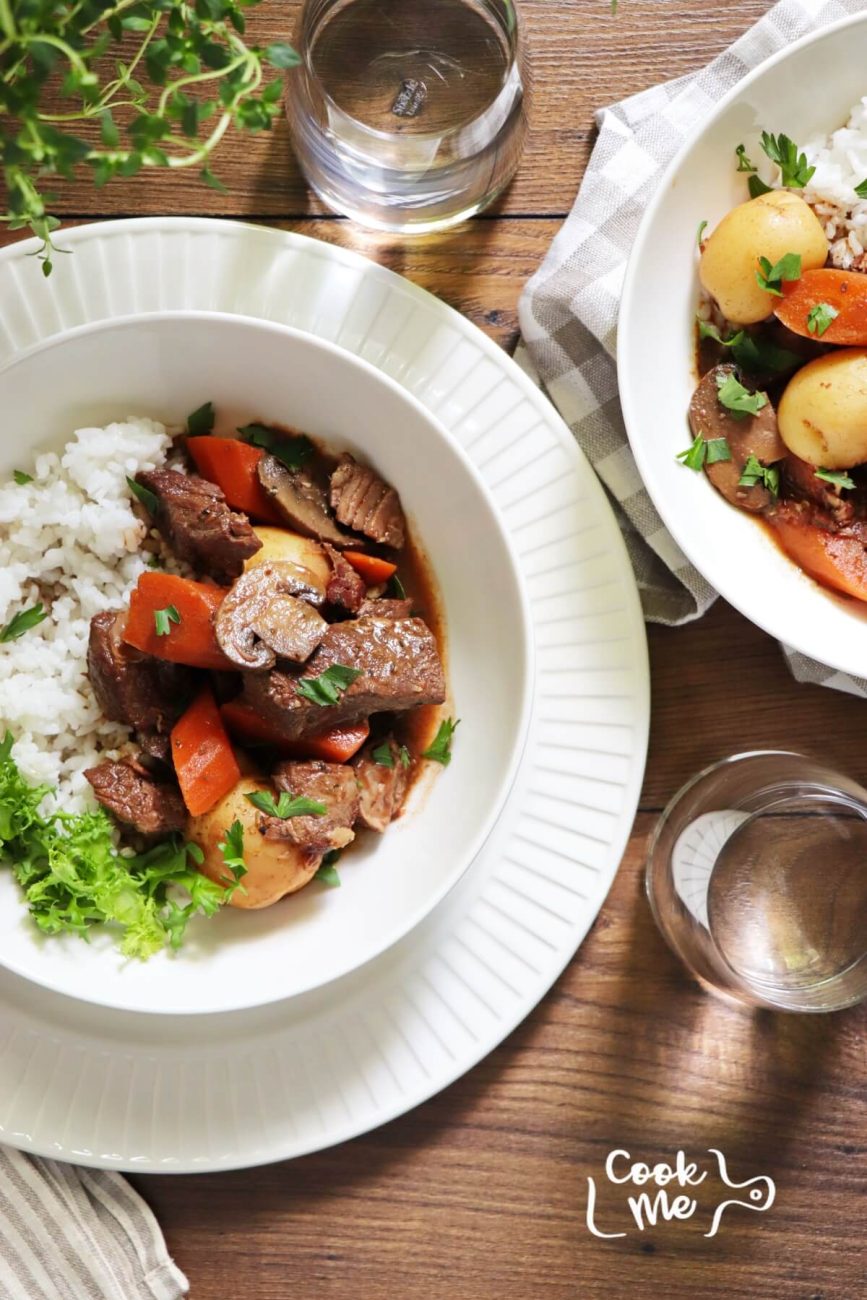 Slow Cooker Beef Bourguignon Recipe Cook.me Recipes