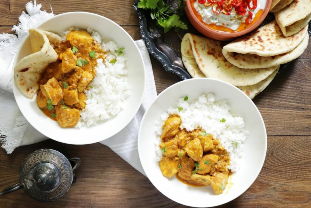 How to serve Slow Cooker Chicken Curry