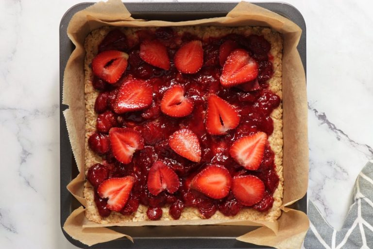 Step 6 - Strawberry Oatmeal Bars
