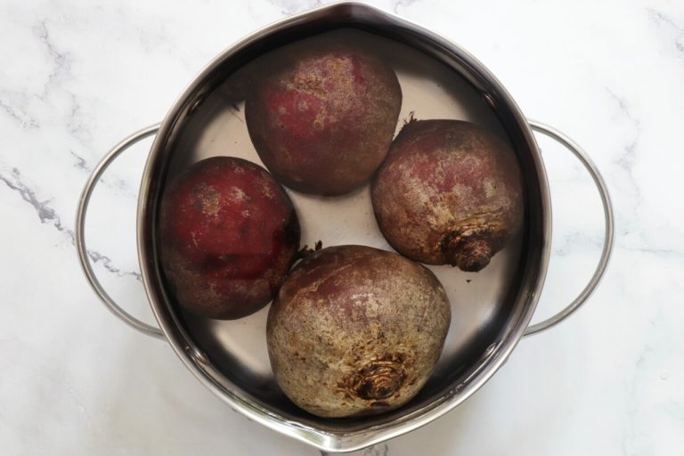Step 1 - Beet Gazpacho