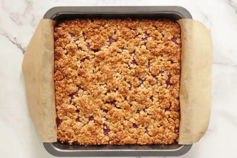 Step 10 - Raspberry Crumble Bars GF