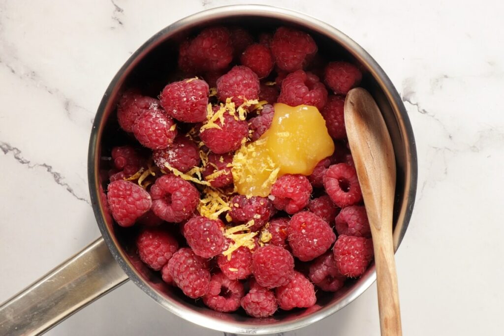 Raspberry Crumble Bars GF recipe - step 6