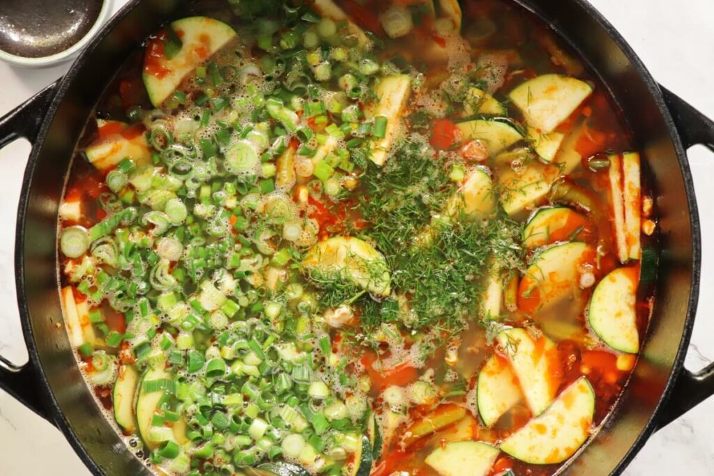 Summer Chicken Vegetable Soup recipe - step 6
