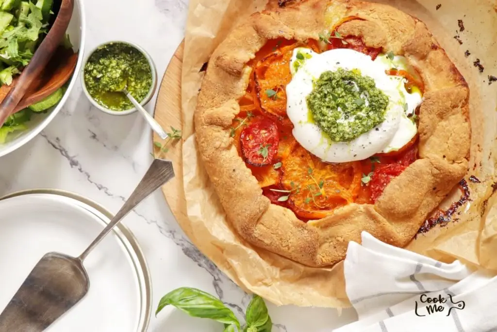 Tomato and Burrata Galette