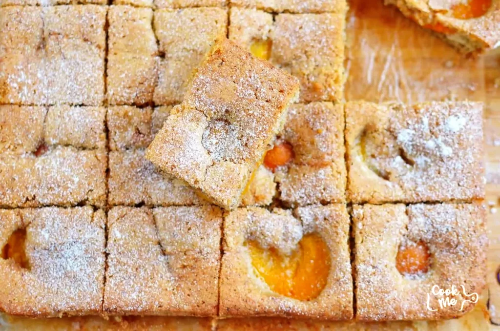 How to serve Apricot and Almond Traybake