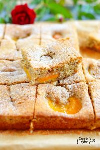 Apricot and Almond Traybake