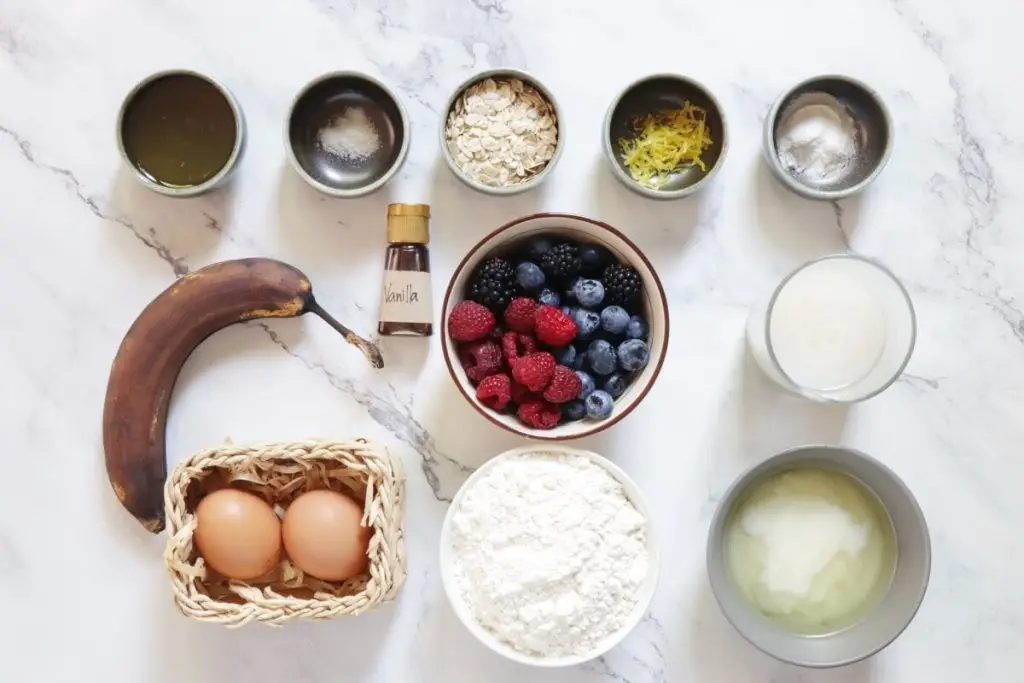 Ingredients for Breakfast Muffins