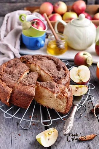 Cinnamon-Apple Cake AKA Hanukkah Cake
