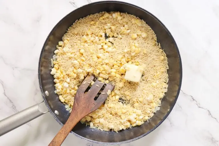 Step 2 - One Pot Creamy Corn Orzo