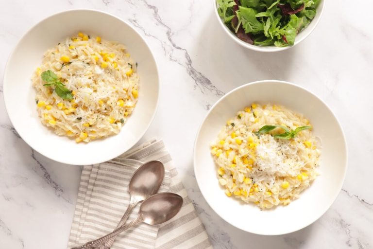 Step 5 - One Pot Creamy Corn Orzo