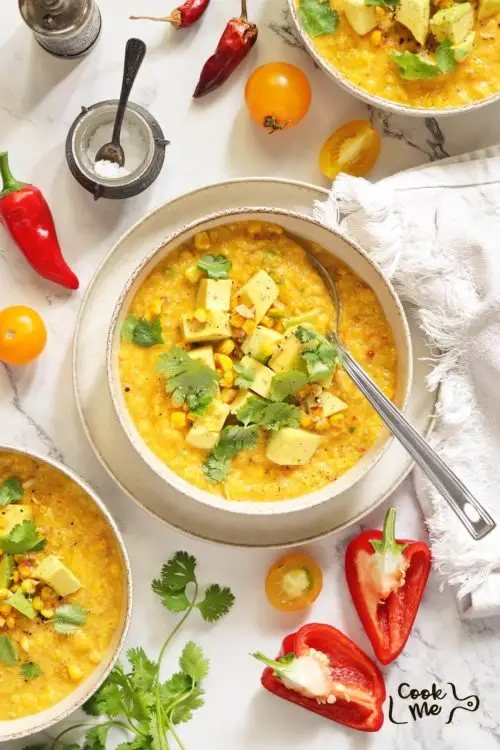 Roasted Corn Gazpacho