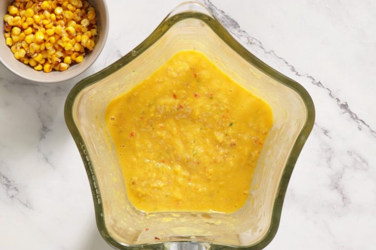 Step 4 - Roasted Corn Gazpacho