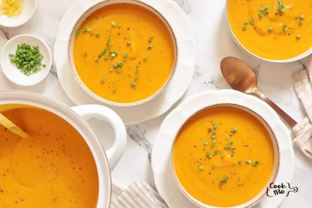 Slow Cooker Carrot Leek Bisque