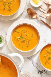 Slow Cooker Carrot Leek Bisque