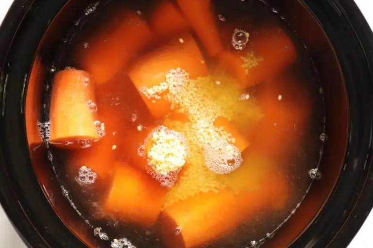 Step 4 - Slow Cooker Carrot Leek Bisque
