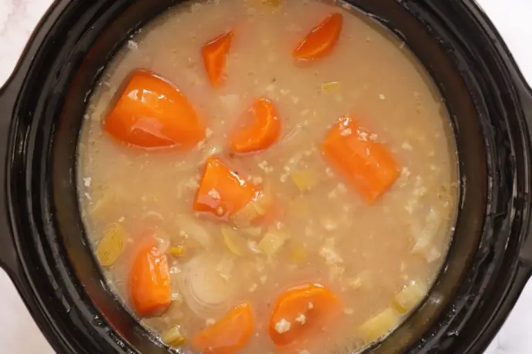 Step 5 - Slow Cooker Carrot Leek Bisque