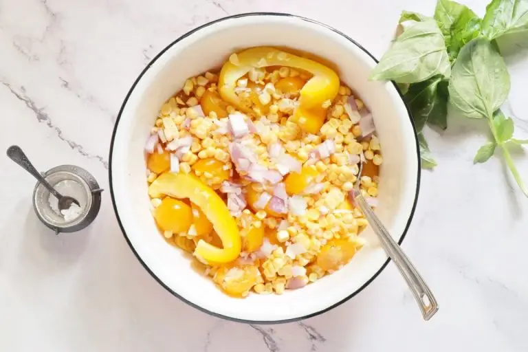 Step 1 - Yellow Tomato Corn Gazpacho