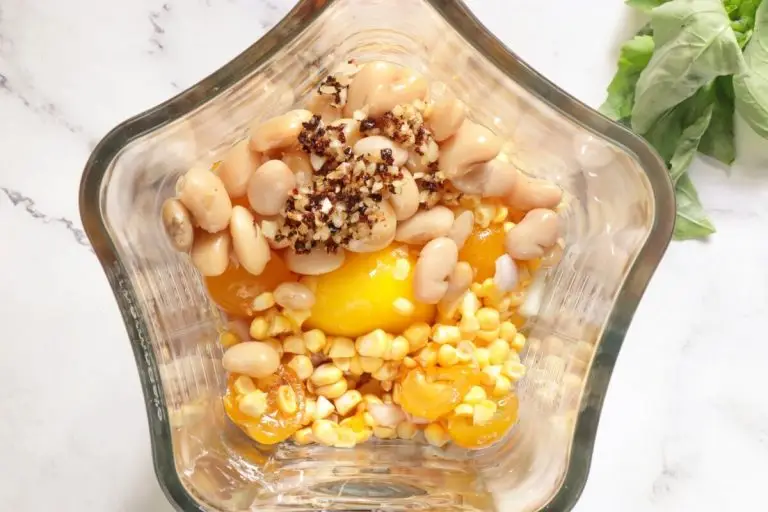 Step 2 - Yellow Tomato Corn Gazpacho