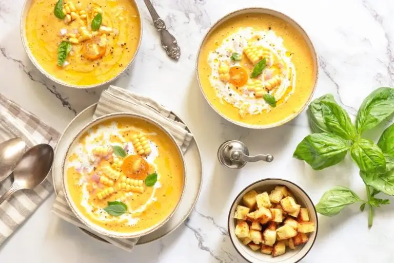Step 4 - Yellow Tomato Corn Gazpacho