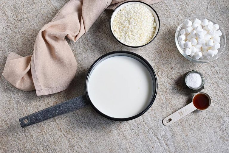 Step 1 - White Hot Chocolate