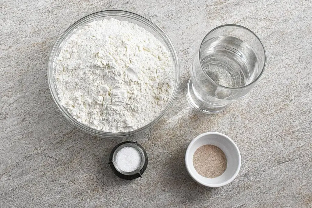 Ingredients for 4-ingredient Artisan Bread
