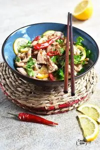 Asian Lemon Chicken Salad Recipes– Homemade Asian Lemon Chicken Salad – Easy Asian Lemon Chicken Salad