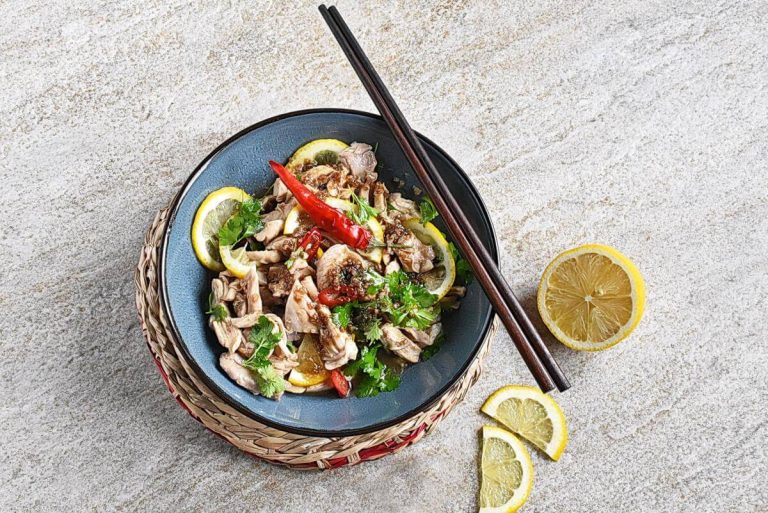 Step 9 - Asian Lemon Chicken Salad