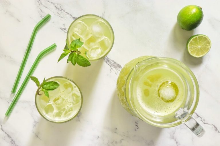 Step 5 - Cucumber Ginger Mint Agua Fresca