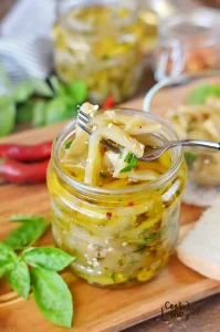 Italian Pickled Eggplant